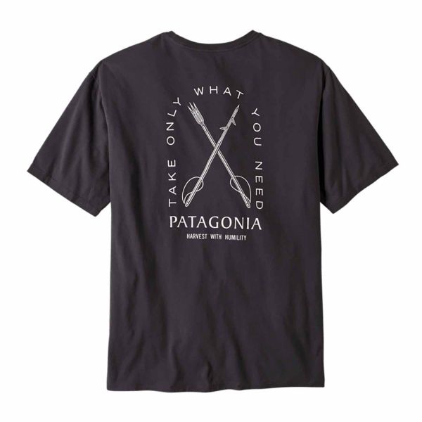 Patagonia M'S Cta Organic T-Shirt - Herren - Humble Harvest - Ink Black