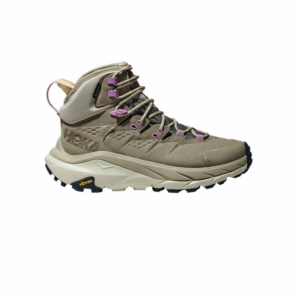 Hoka Kaha 2 Gtx // Barley - Celadon Tint // Damen Laufschuh - Seitenansicht