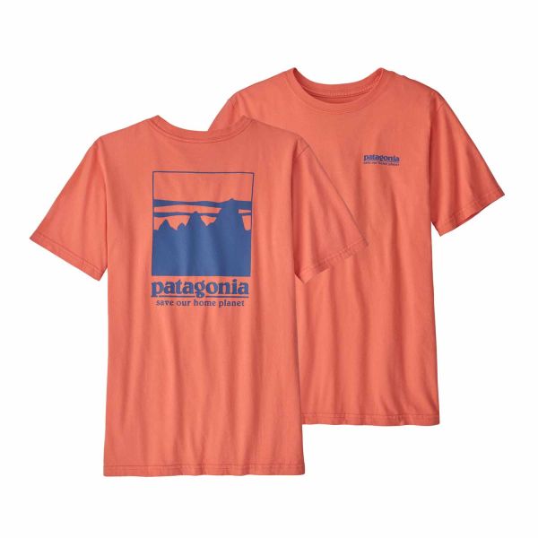 Patagonia K's Regenerative Organic Certified Cotton Graphic T-Shirt Alpine Icon: Coho Coral