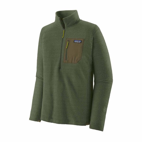 Patagonia R1 Air Zip-Neck Herren Fleecepullover - Torrey Pine Green