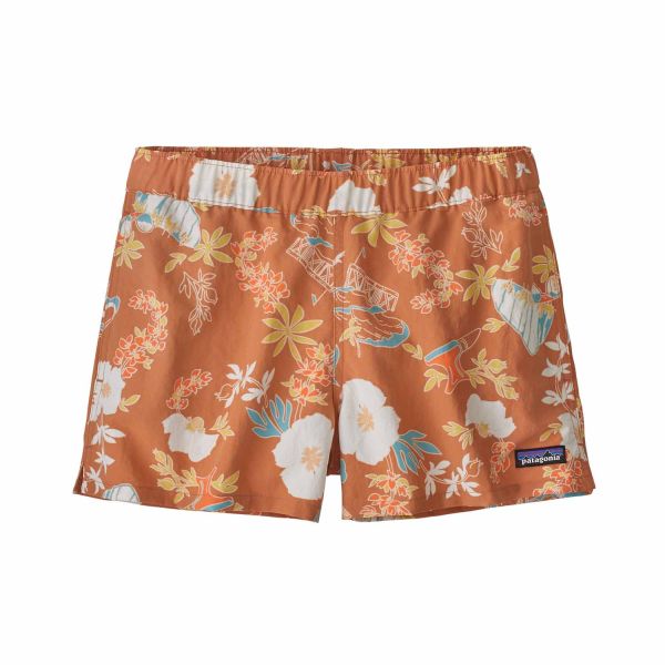 Patagonia Women's Barely Baggies™ Shorts Climb Hike Surf: Toastted Peach