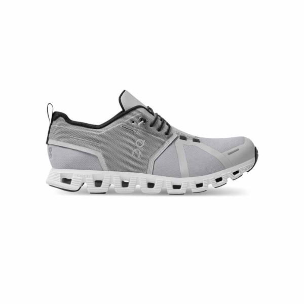 On Cloud 5 Waterproof Glacier - White Damen Sneaker Seitenansicht