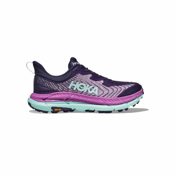 Hoka Mafate Speed 4 Damen Laufschuh - PNight Sky - Orchid Flower Seitenansicht