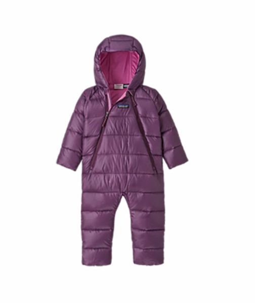 Patagonia Infant Hi-Loft Down Sweater Bunting | Kinder Overall Night Plum
